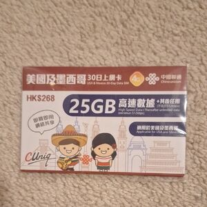 China Unicom 25GB Data SIM Card